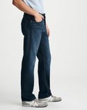 Mavi Matt Relaxed Straight Leg Jeans Regular Rise | Midnight Brushed Williamsburg