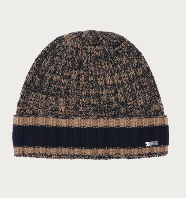 Bugatti Beanie | Navy Brown