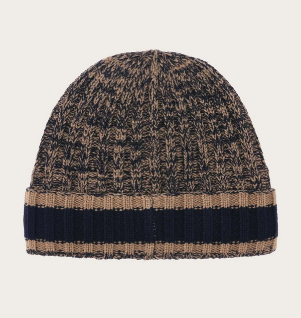 Bugatti Beanie | Navy Brown
