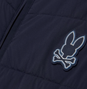 Psycho Bunny Men's Gordley Mix Media Jacket | Baratone Blue