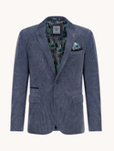 A Fish Named Fred 2 Tone Rib Blazer | Jeans Blue