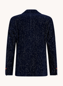A Fish Named Fred Fancy Rib Blazer | Navy
