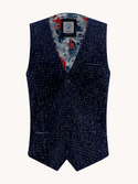 A Fish Named Fred Fancy Rib Vest | Navy