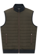 Bugatti Quilted Vest | Olive