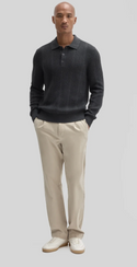 Robert Barakett Mercato Sweater Polo | Graphite