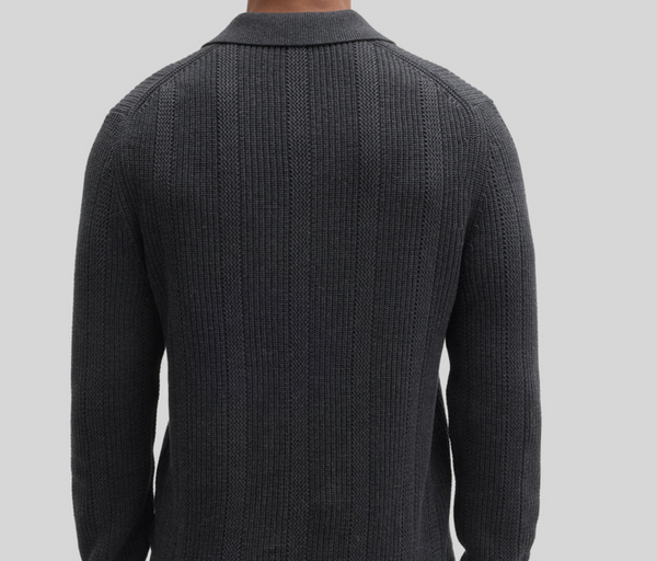 Robert Barakett Mercato Sweater Polo | Graphite