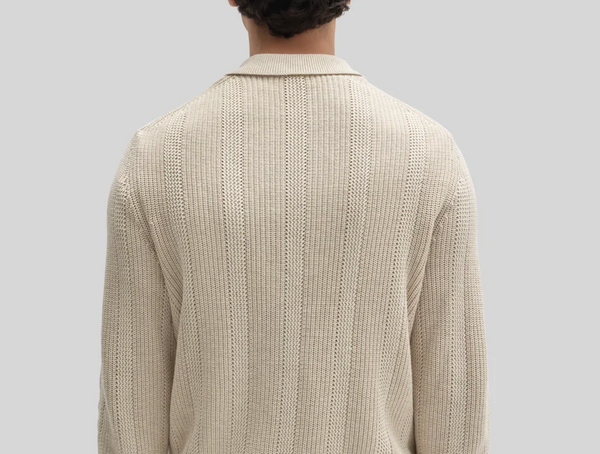 Robert Barakett Mercato Sweater Polo | Moonstone