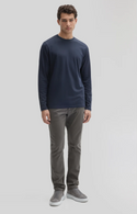 Robert Barakett The Barakett Double Neck Long Sleeve Tee | Dark Caspian