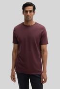 The Barakett Tee | Deep Bordeaux