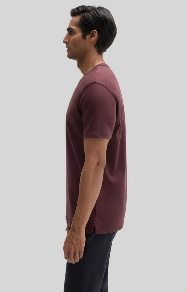 The Barakett Tee | Deep Bordeaux