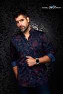Au Noir Stretch Shirt Luxor | Navy
