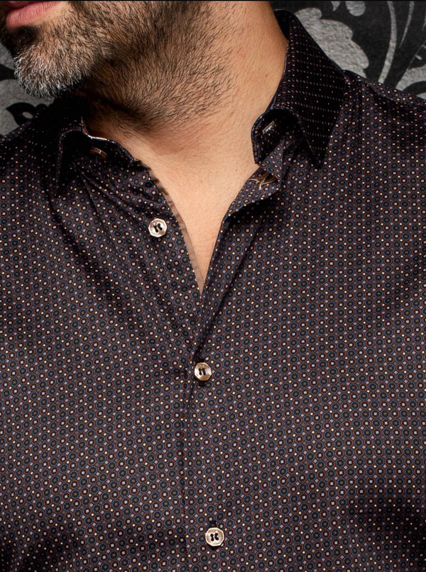 Au Noir Shirts Robroy | Black Rust