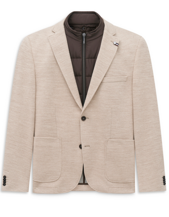 Bugatti Knit Blazer | Beige
