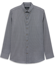 Chemise Bugatti à manches longues en coton | Bleu marine