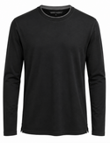 Robert Barakett The Barakett Double Neck Long Sleeve Tee | Black