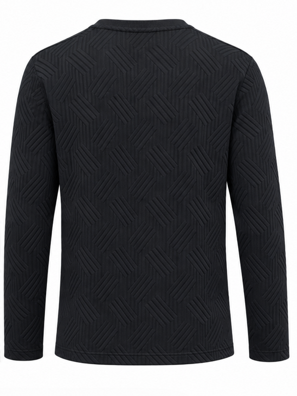 Robert Barakett Long Sleeve Knit Anderson | Black