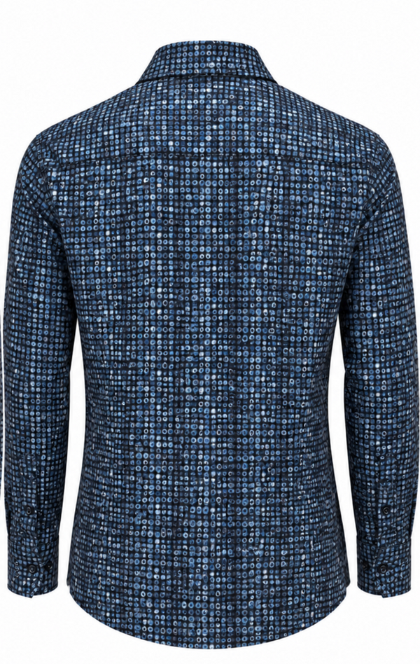 7 Downie St. Shirt Long Sleeve | Black Teal