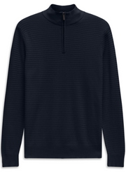Pull Bugatti à demi-fermeture éclair | Bleu marine