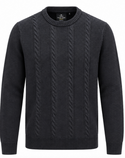 Pull à col rond Point Zero | Gris anthracite
