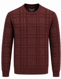 Point Zero Crew Neck Sweater | Maroon