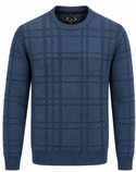 Point Zero Crew Neck Sweater | Naval Blue