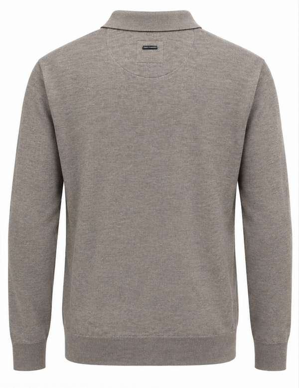 Point Zero Sweater Polo | Cashew
