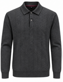 Point Zero Sweater Polo | Charcoal