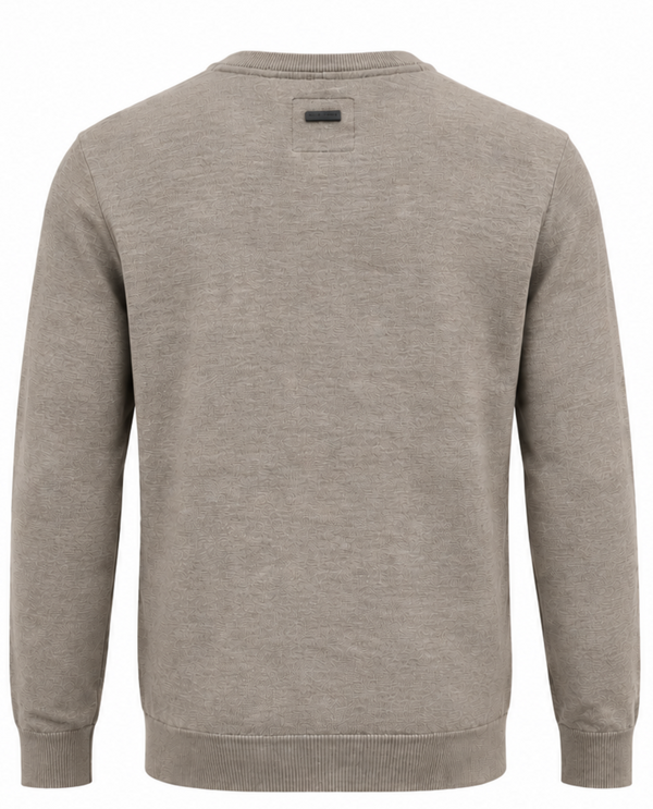 Point Zero V Neck Sweater | Cashew