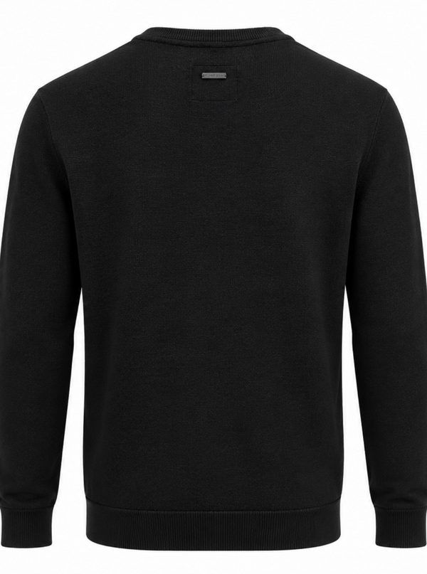 Point Zero V Neck Sweater | Black