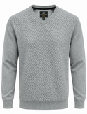 Point Zero V Neck Sweater | Grey