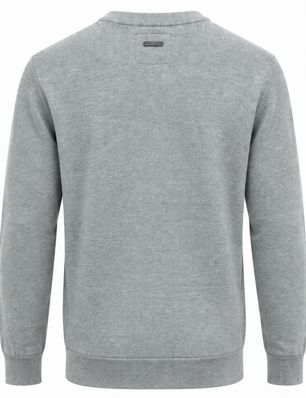 Point Zero V Neck Sweater | Grey