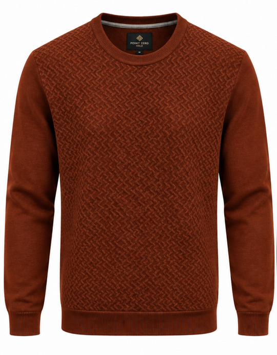 Point Zero Crew Neck Sweater | Anise Mix