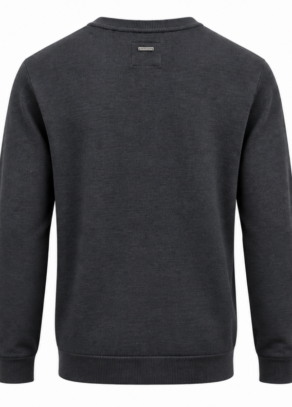 :Point Zero Crew Neck Sweater | Charcoal