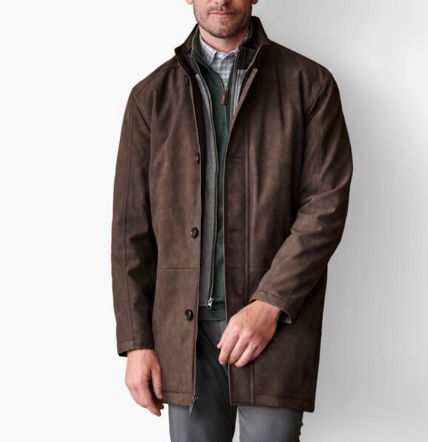 Johnston & Murphy Upton Vintage Coat | Brown
