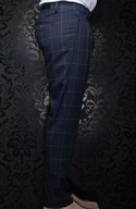 Au Noir Pleated Dress Pant Gerhy | Navy