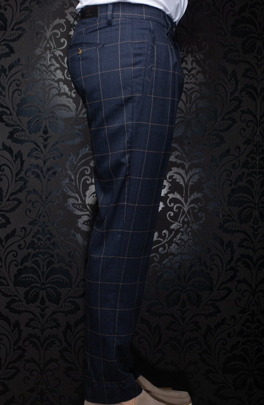 Au Noir Pleated Dress Pant Gerhy | Navy