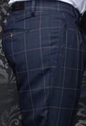 Au Noir Pleated Dress Pant Gerhy | Navy