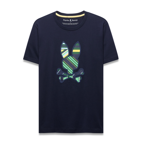 Psycho Mens Drew Graphic Tee | Baritone Blue