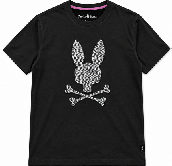Psycho Bunny Darcy Graphic Tee | Black