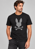 Psycho Bunny Darcy Graphic Tee | Black