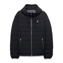 Psycho Bunny Mens Linus Puffer Jacket | Black