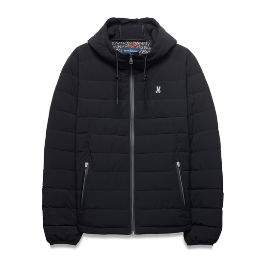 Doudoune Linus pour homme de la marque Psycho Bunny | Noir
