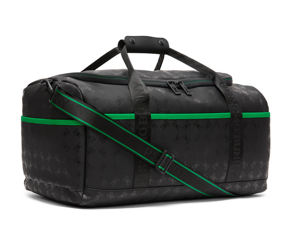 Psycho Bunny All Over Bunny Gym Bag | Black