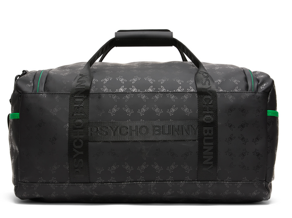 Psycho Bunny All Over Bunny Gym Bag | Black