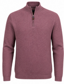 7 Downie Street 1/4 Zip Sweater Dolomite | Burgundy