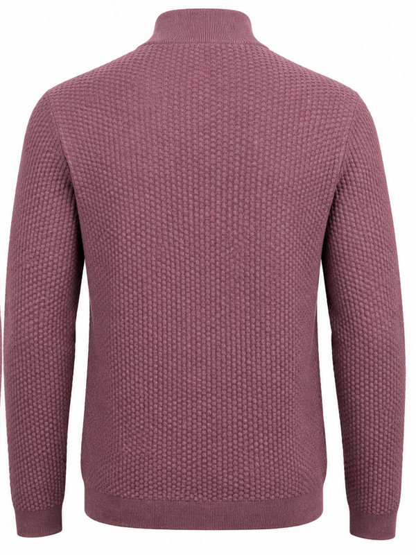 7 Downie Street 1/4 Zip Sweater Dolomite | Burgundy