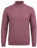 7 Downie St. Mock Sweater Ozark | Burgundy
