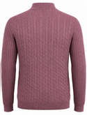 7 Downie St. Mock Sweater Ozark | Burgundy