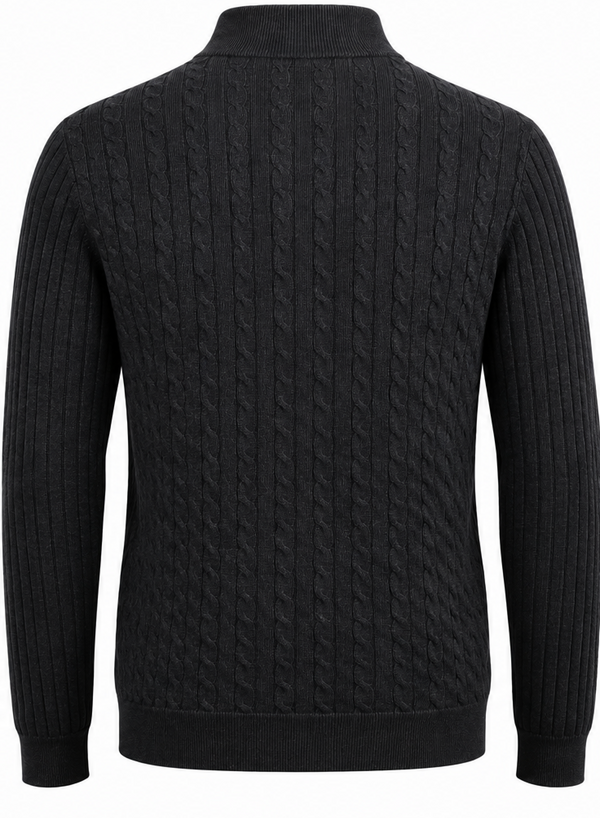 7 Downie St. Mock Sweater Ozark | Black