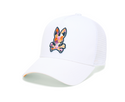 Psycho Bunny Mens Ethan Trucker Cap | White